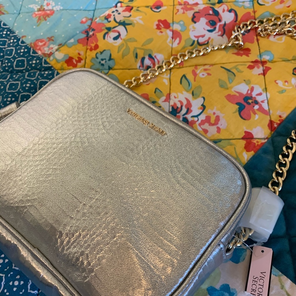 Silver Victoria’s Secret Crossbody Purse